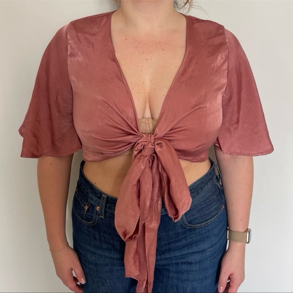 Cotton Candy LA Wrap Top